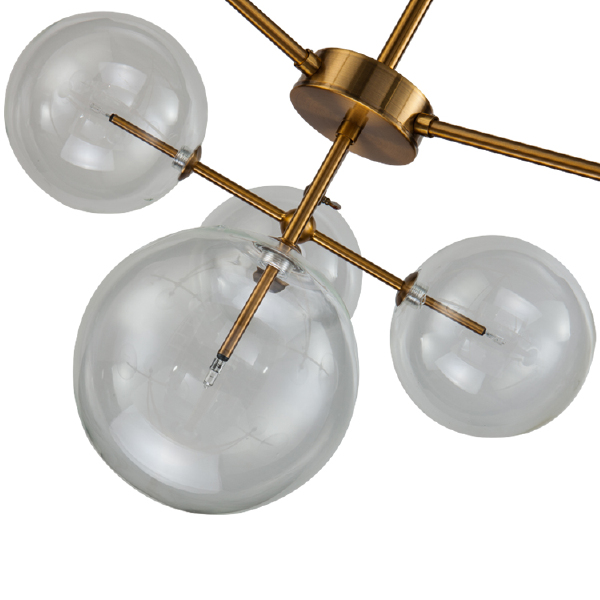 Люстра на штанге Globe Mobile KG0965P-10B brass