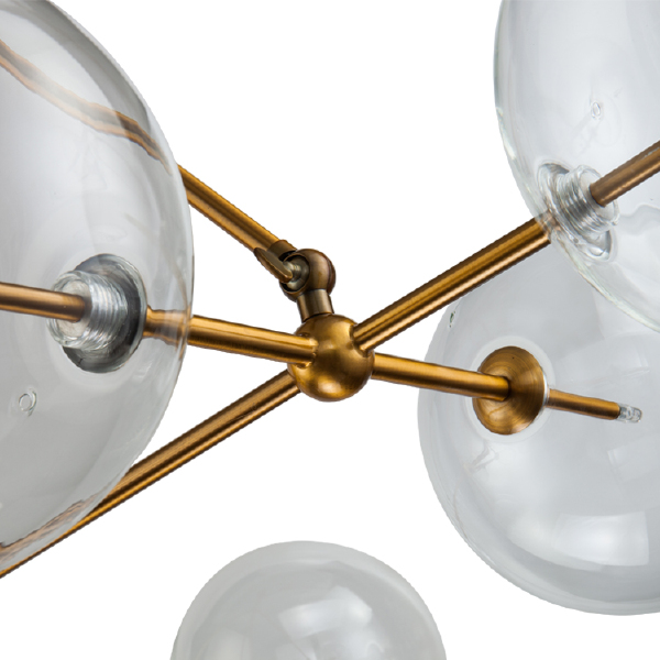 Люстра на штанге Globe Mobile KG0965P-10B brass