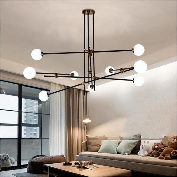 Потолочная люстра Bistro Globe 9389P/9 black/gold