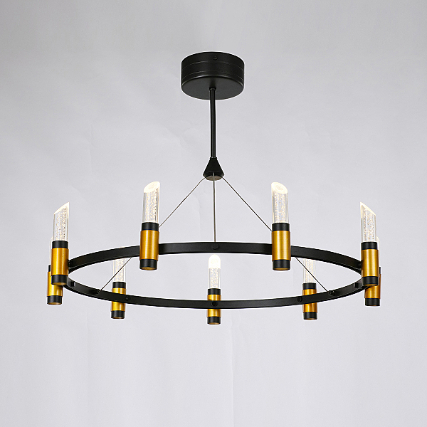 Подвесная люстра MD18001040 MD18001040-9A black/gold