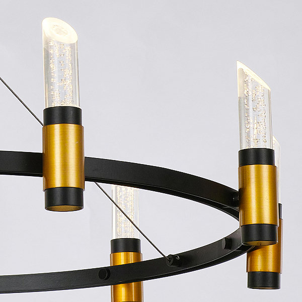 Подвесная люстра MD18001040 MD18001040-9A black/gold