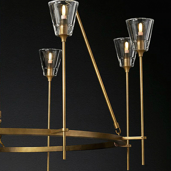 Подвесная люстра Torche De Verre 8614P/8 gold