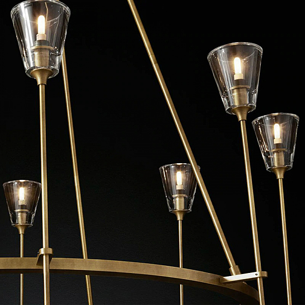 Подвесная люстра Torche De Verre 8614P/8 gold