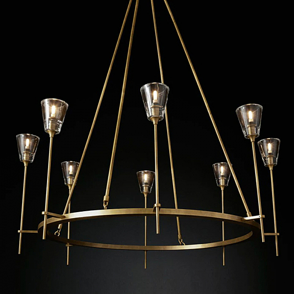 Подвесная люстра Torche De Verre 8614P/8 gold