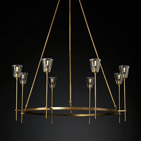 Подвесная люстра Torche De Verre 8614P/8 gold