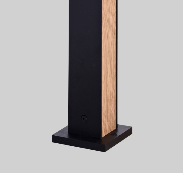 Уличный наземный светильник 0224 GR0224-1A black/wood