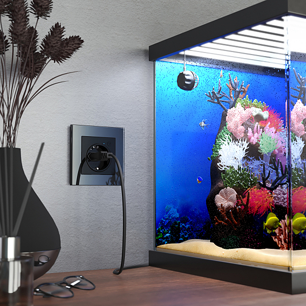 Розетка Werkel W1171608/ Розетка Wi-Fi (черный матовый)