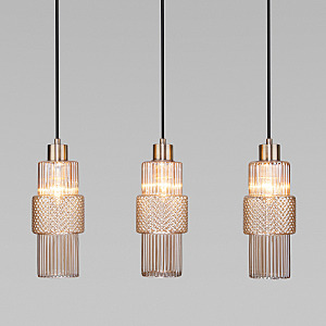 Светильник подвесной Soho 50209/3 бронза