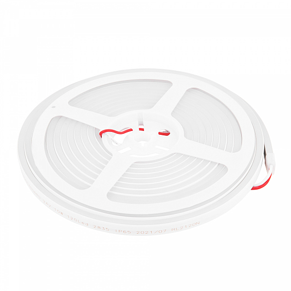 Светодиодный шнур Elektrostandard Гибкий неон 120Led 10W IP65 6500K с боковым свечением холодный белый, 5 м (24V 10W 120Led 2835 IP65)