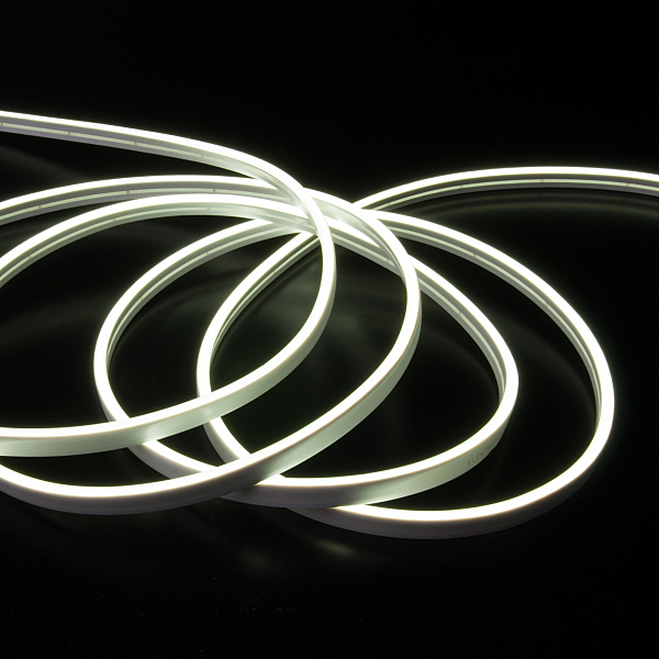 Светодиодный шнур Elektrostandard Гибкий неон 120Led 10W IP65 6500K с боковым свечением холодный белый, 5 м (24V 10W 120Led 2835 IP65)