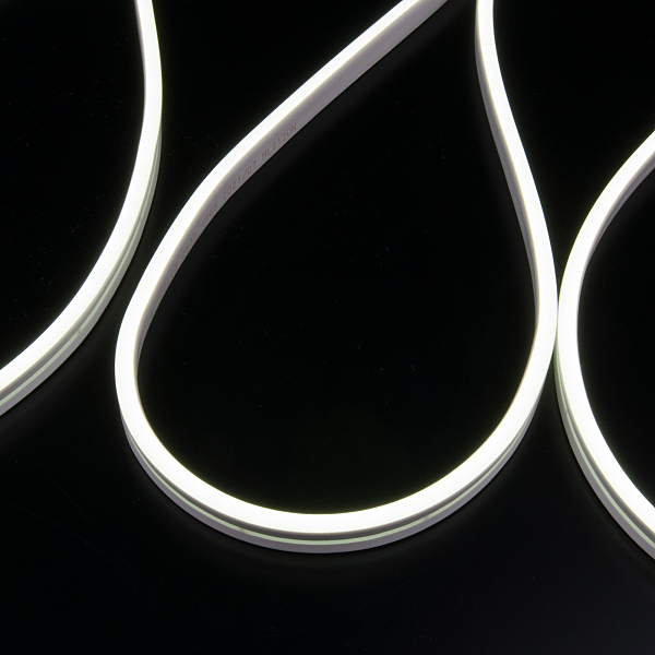 Светодиодный шнур Elektrostandard Гибкий неон 120Led 10W IP65 6500K с боковым свечением холодный белый, 5 м (24V 10W 120Led 2835 IP65)