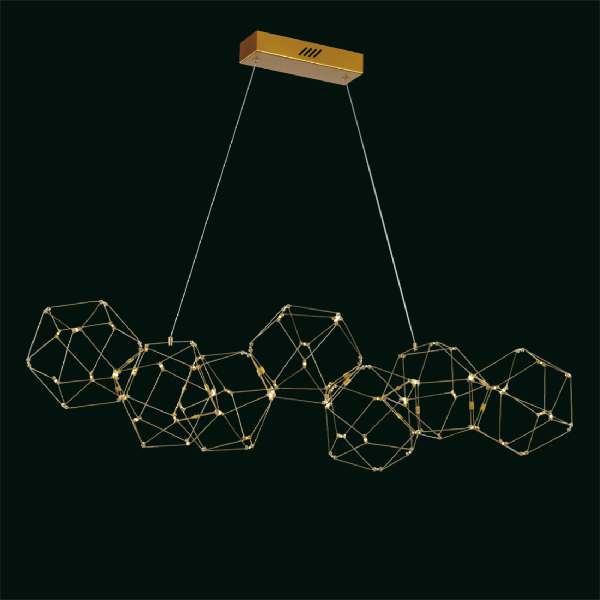 Подвесная люстра Lucciola MD18001068-7A matt gold
