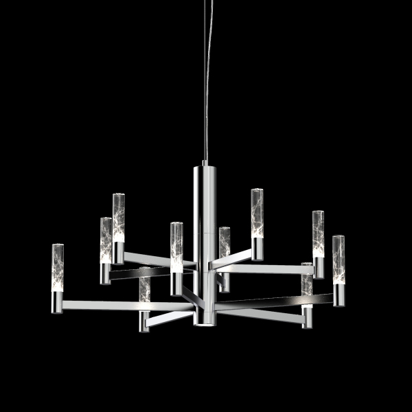 Подвесная люстра MD2051 MD2051-10A chrome