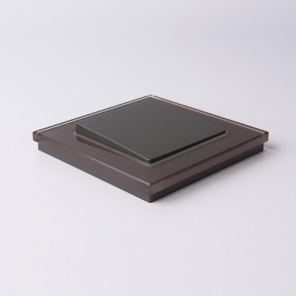 Рамка Werkel W0011118/ Рамка на 1 пост Favorit (мокко,стекло)