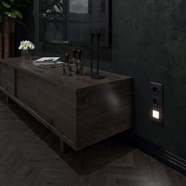 Встраиваемый светильник Werkel W1154308/ Встраиваемая LED подсветка (черный)