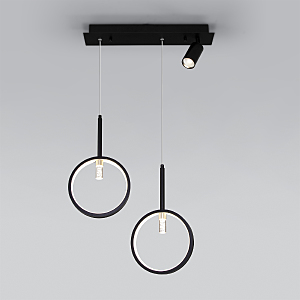 Светильник подвесной Verge 90249/3 черный