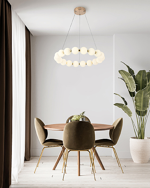 Подвесная люстра Pearl 10208/SG LED Gold