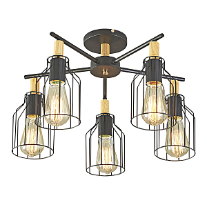 Потолочная люстра Texas 469/5PL Black