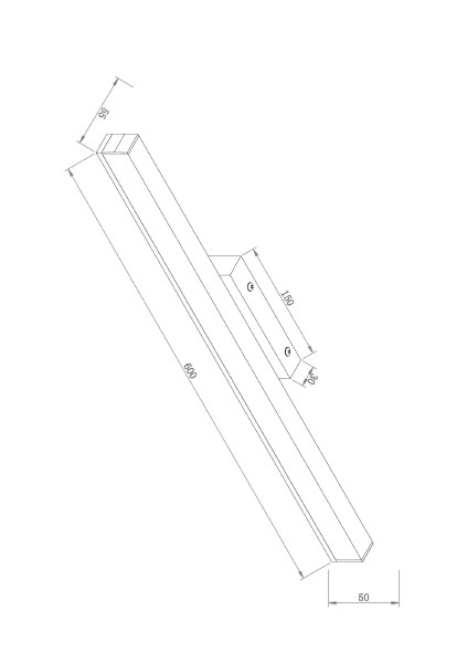 Подсветка зеркал и полок Fichte MIR012WL-L14W4K