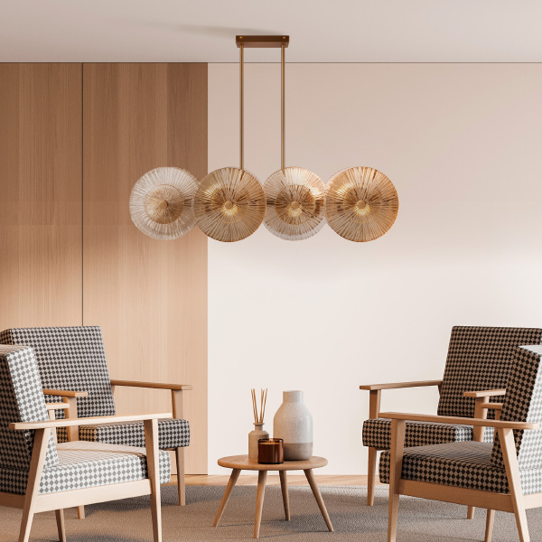 Люстра на штанге Aster MOD007PL-08G1