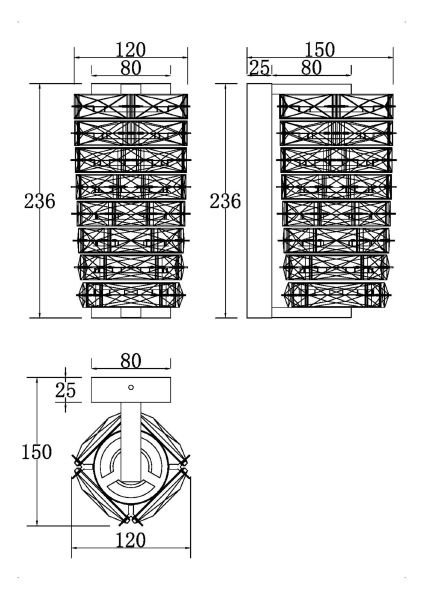 Настенный светильник Coil MOD124WL-L6CH3K