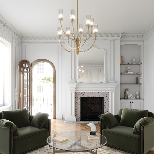 Люстра на штанге Arco MOD223PL-08BS