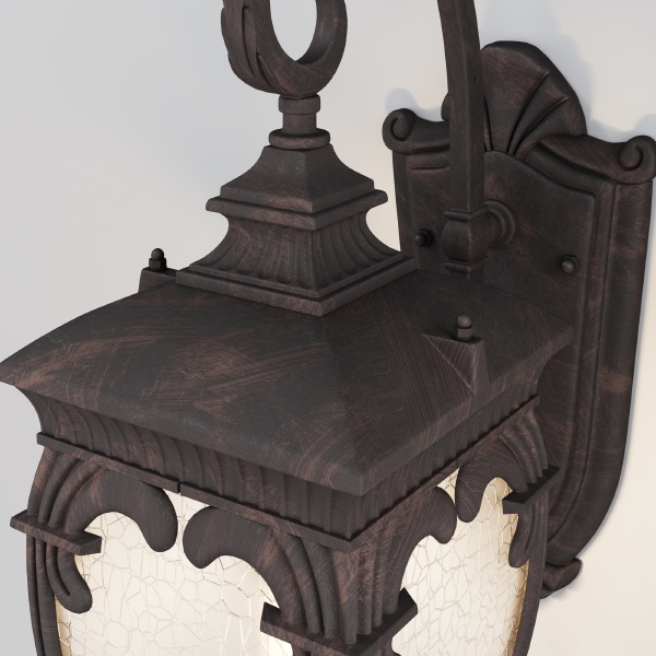 Уличный настенный светильник Fleur O414WL-01BZ