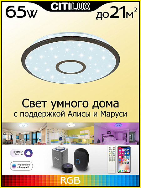 Светильник потолочный Старлайт CL703A65G