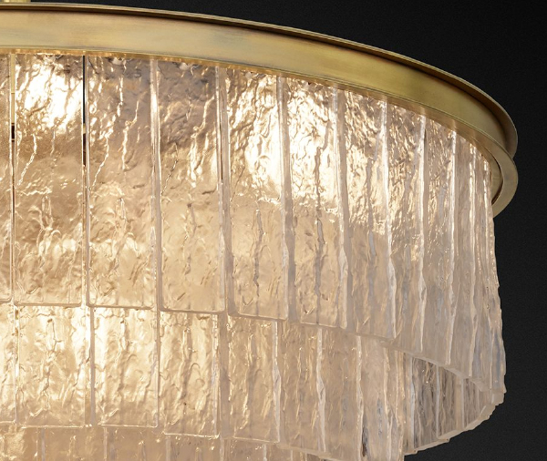 Люстра на штанге Glace KG0998P-5R brass