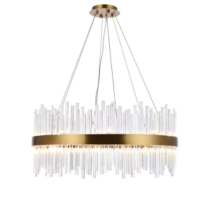 Подвесная люстра KR1209 KR1209P-12 brass