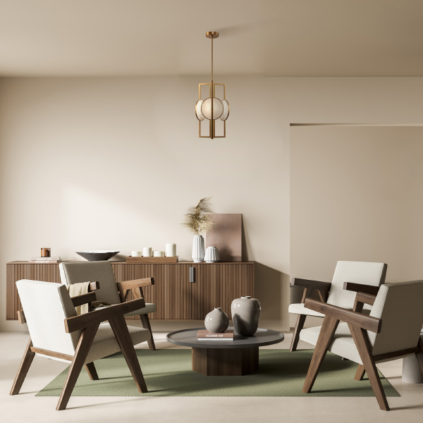 Люстра на штанге Marmo MOD099PL-03G