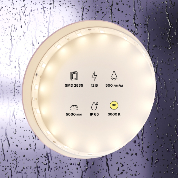 LED лента LSM 12V 2835 10105