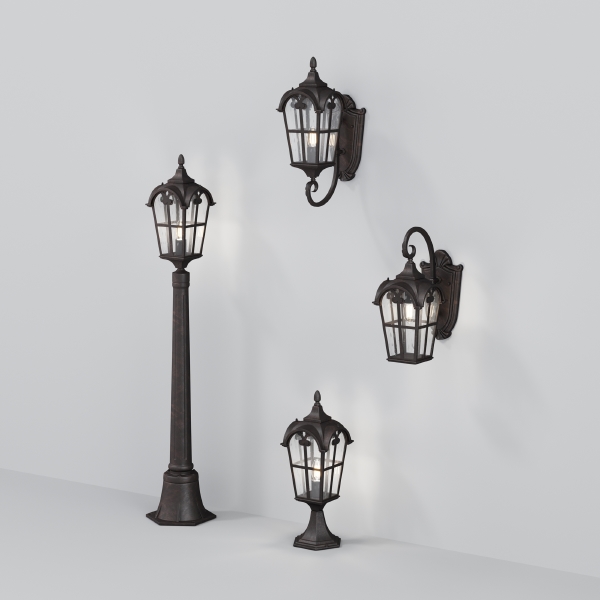 Уличный наземный светильник Albion O413FL-01BZ1