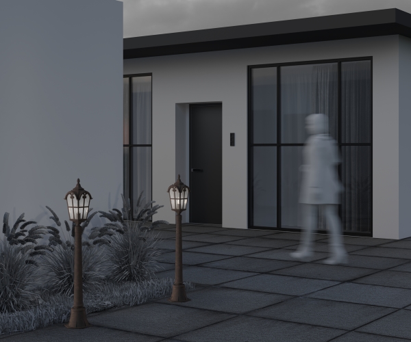 Уличный наземный светильник Albion O413FL-01BZ1