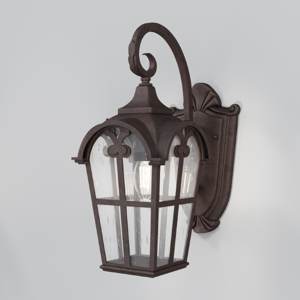 Уличный настенный светильник Albion O413WL-01BZ