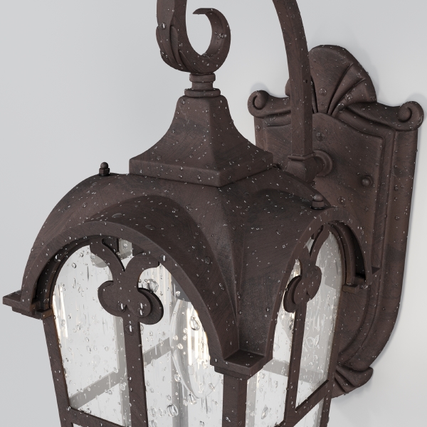 Уличный настенный светильник Albion O413WL-01BZ