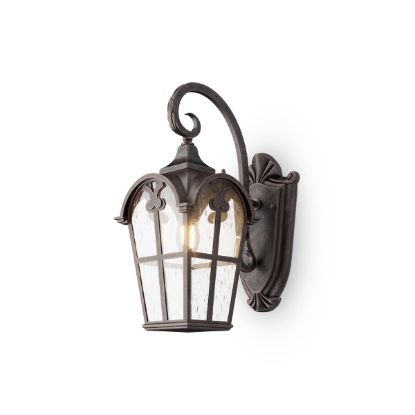 Уличный настенный светильник Albion O413WL-01BZ