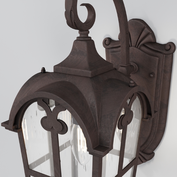 Уличный настенный светильник Albion O413WL-01BZ