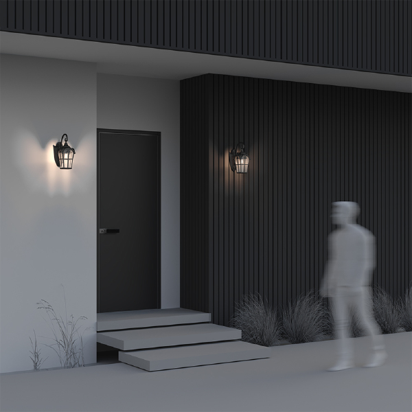 Уличный настенный светильник Albion O413WL-01BZ