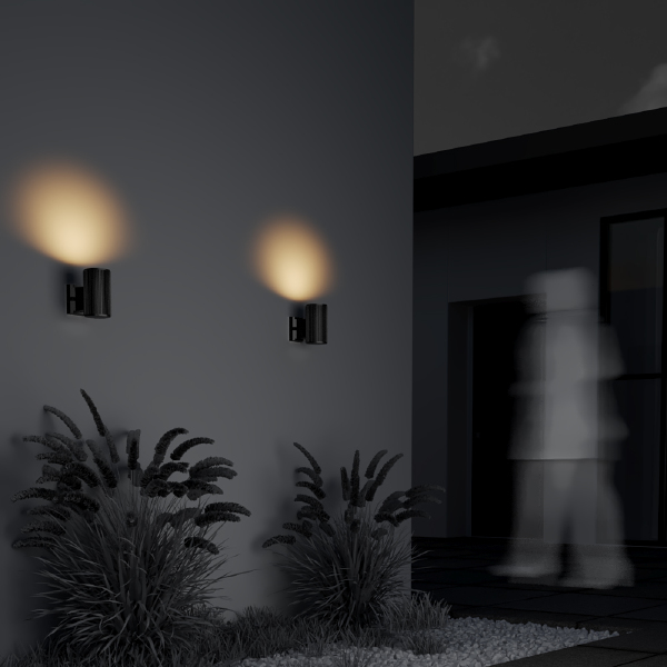 Уличный настенный светильник Rando O419WL-01B