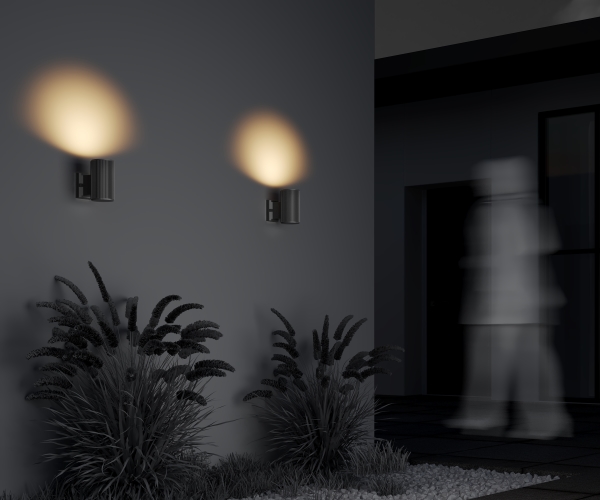 Уличный настенный светильник Rando O419WL-01GR