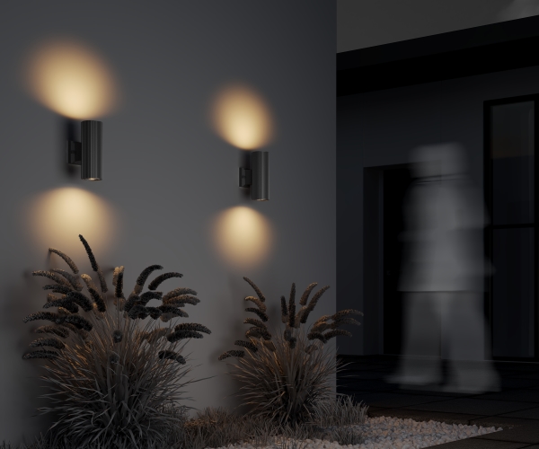 Уличный настенный светильник Rando O419WL-02GR