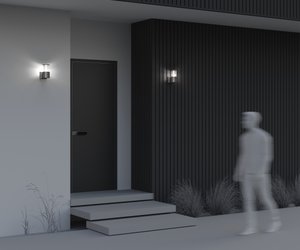 Уличный настенный светильник Bronx O576WL-01GR