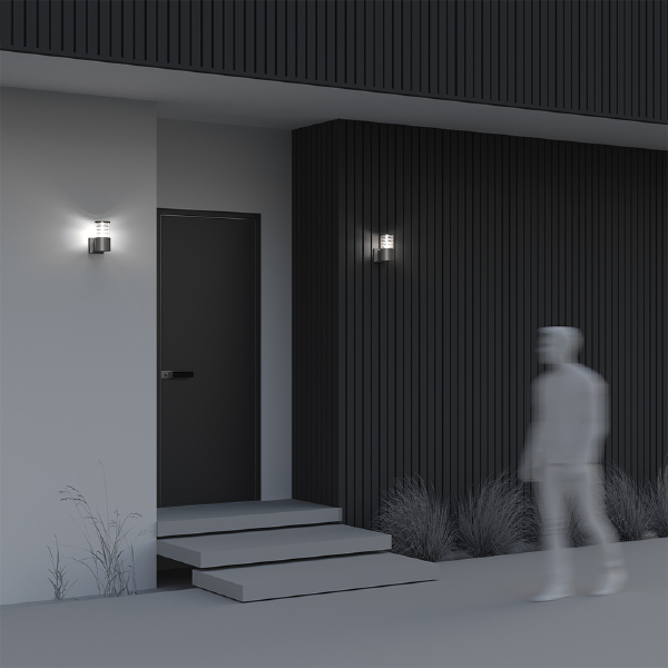 Уличный настенный светильник Bronx O576WL-01GR