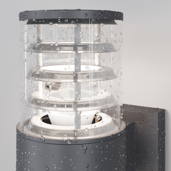 Уличный настенный светильник Bronx O576WL-01GR