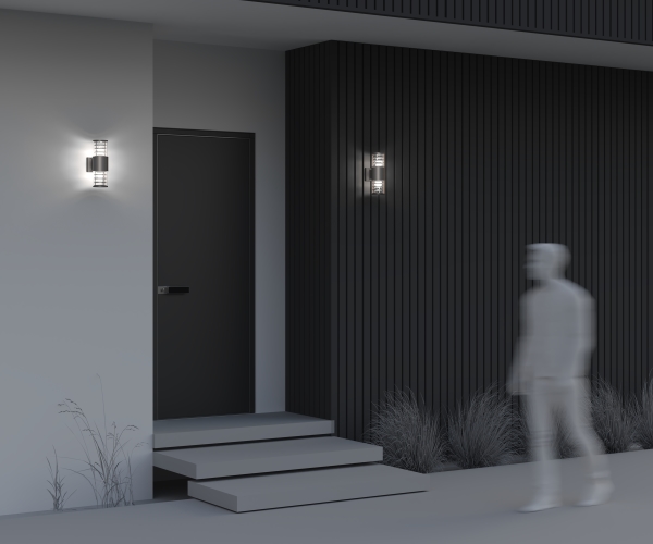 Уличный настенный светильник Bronx O576WL-02GR