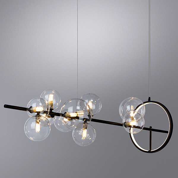 Подвесная люстра Saturn A7790SP-50BK