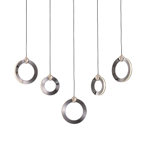 Светильник подвесной P0675 P0675-5B pearl black