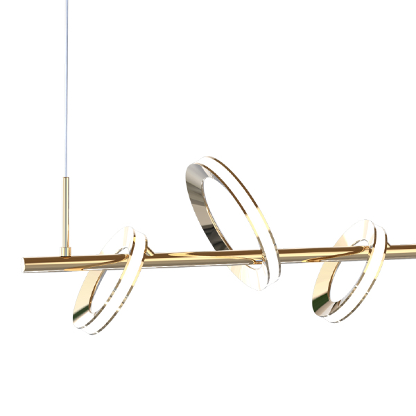 Подвесная люстра P0675 P0675-5D s-gold