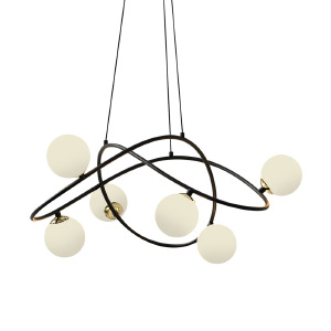 Подвесная люстра P0691 P0691-6A black